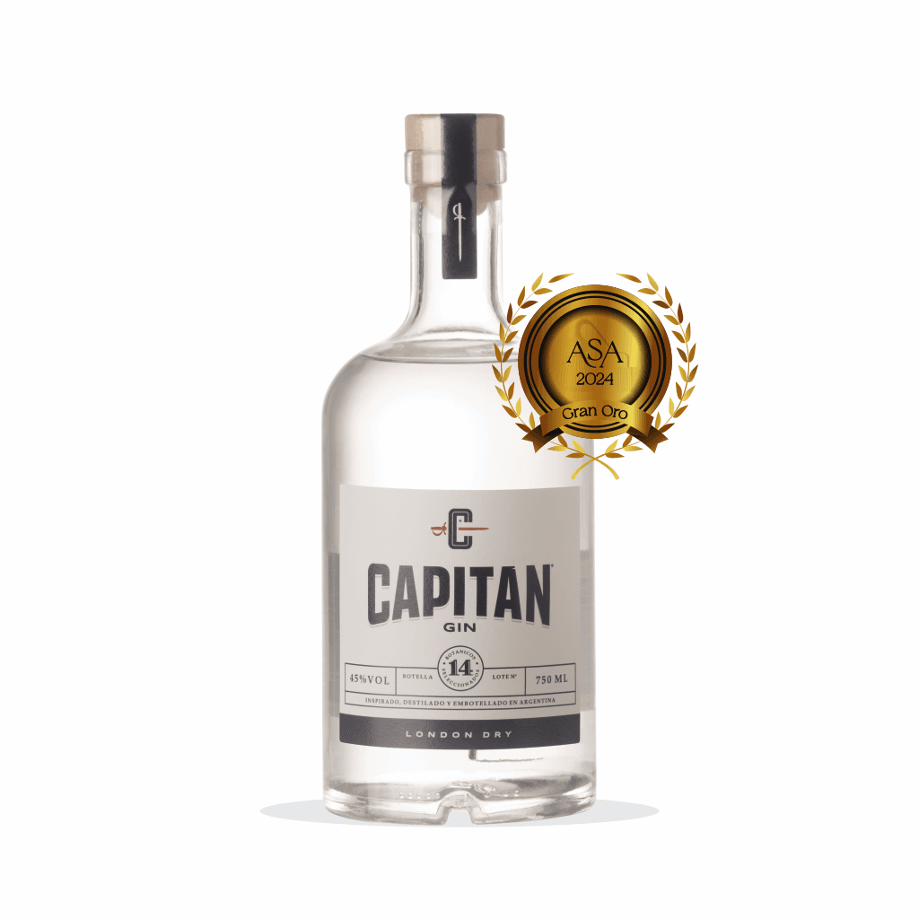 Capitán Gin London Dry — frente